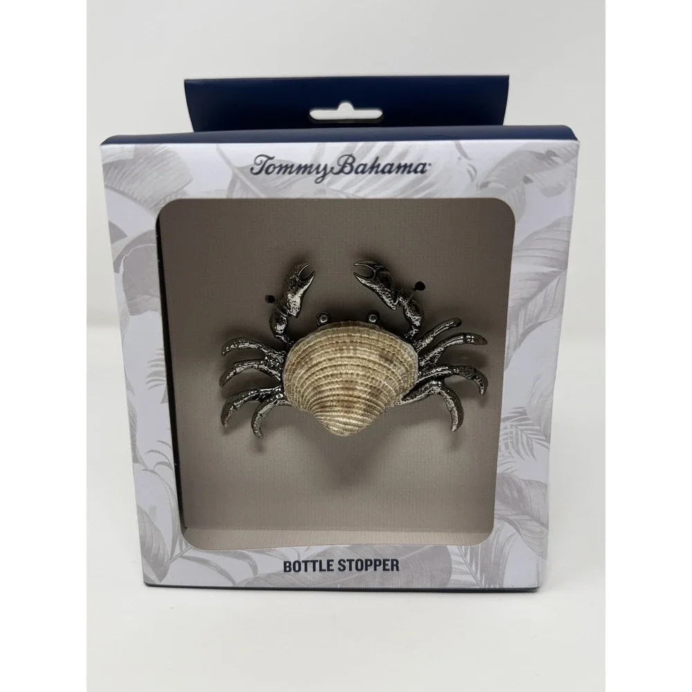 Tommy Bahama Crab Wine Stopper New